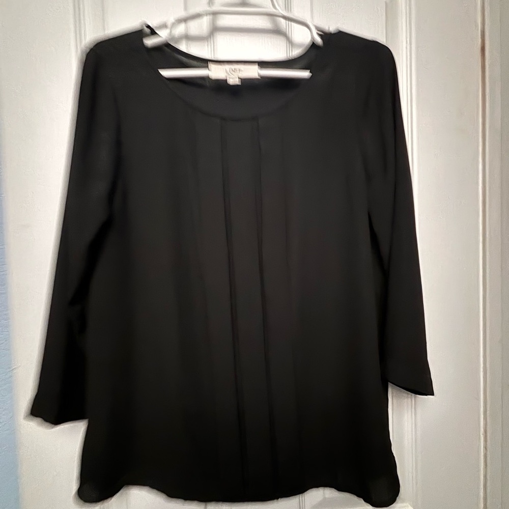 LOFT Classic Black Top - Picture 4 of 6
